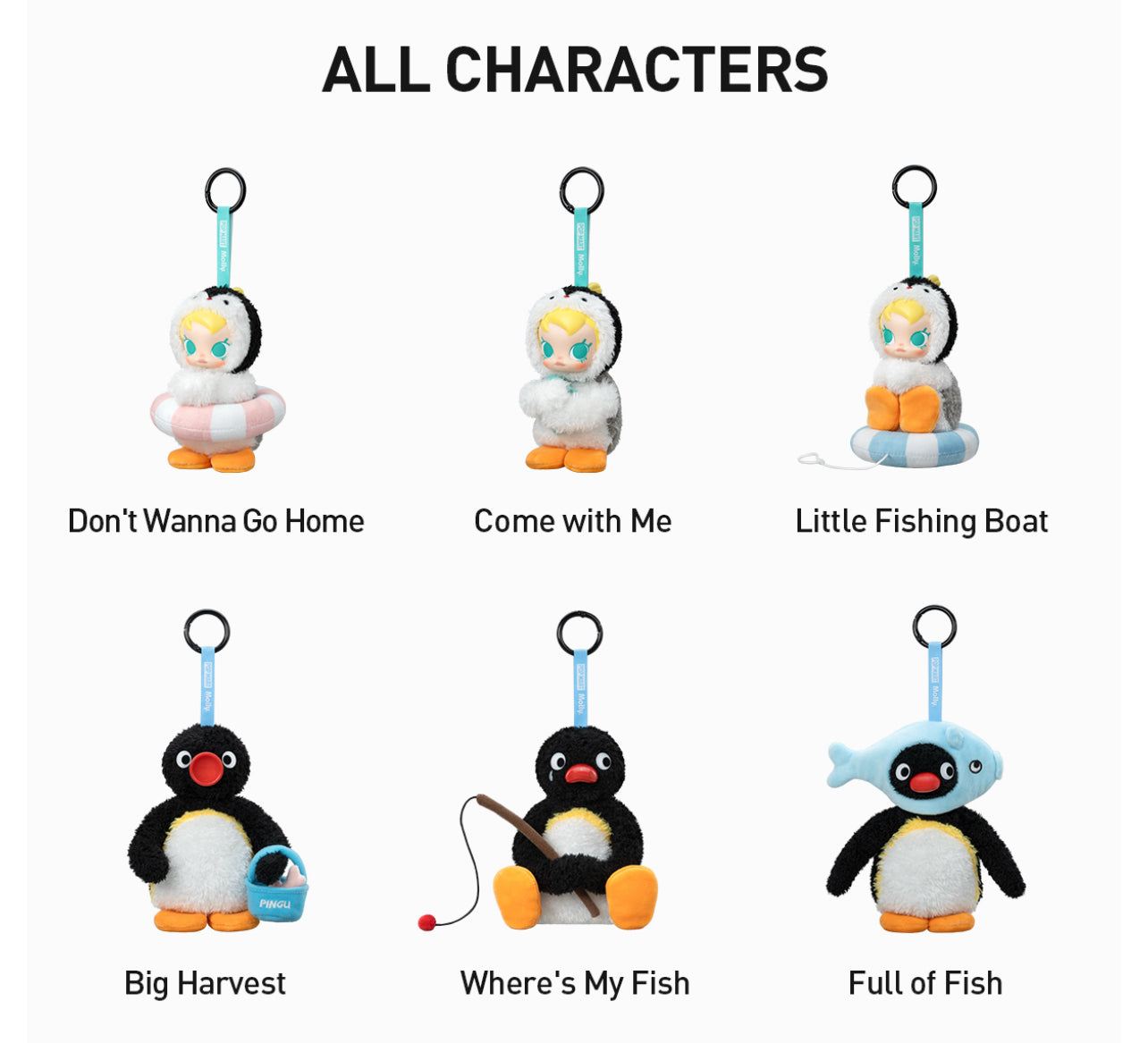 Baby Molly x Pingu Fishing series CONFIRMED BOXES
