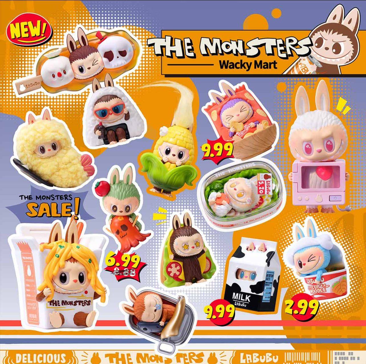 THE MONSTERS Wacky Mart series CONFIRMED BOXES