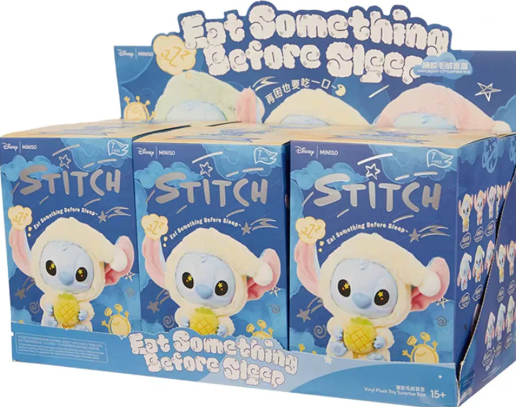 MINISO Stitch Eat Something Before Sleeping CONFIRMED